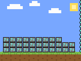 Pixel-art scene of the seized items: 307 kg meth, 14 kg fentanyl